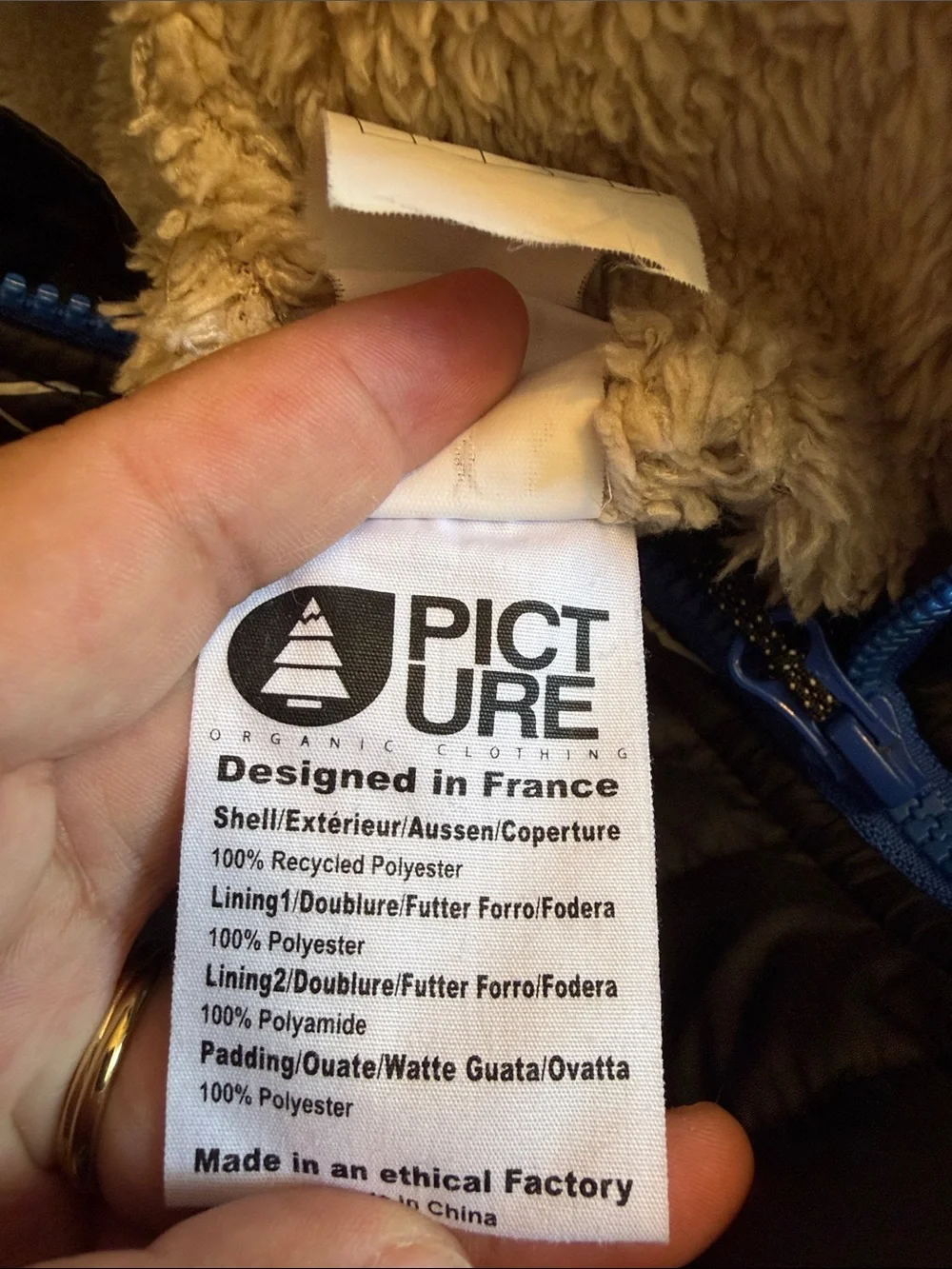 picture Organic Clothing Snowy Baby suit 6/12 months